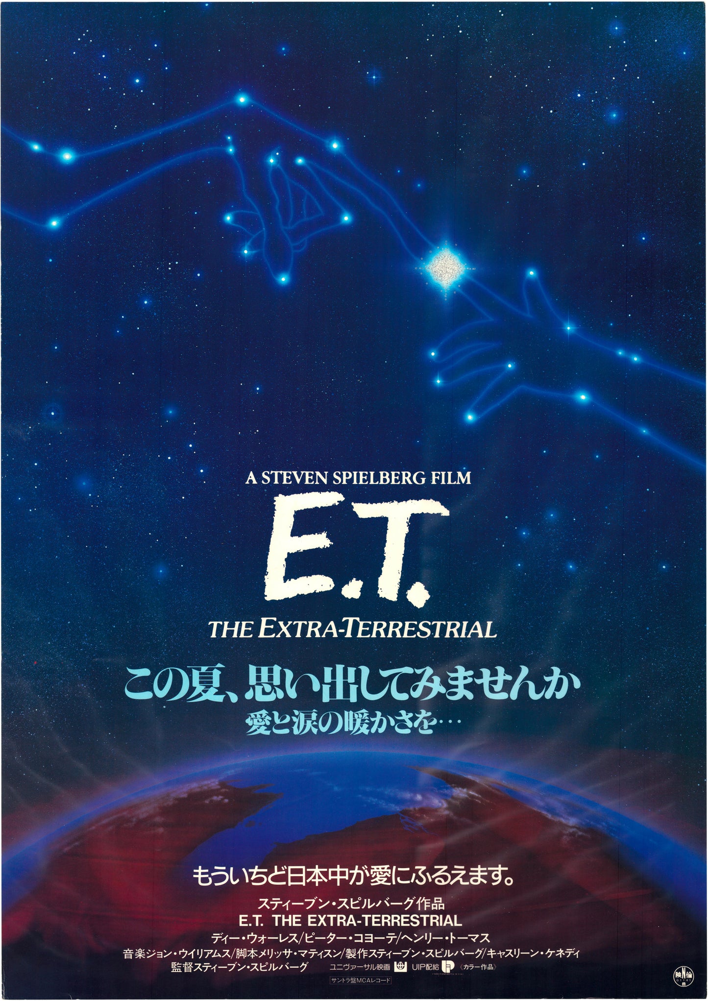 E.T. the Extra-Terrestrial (Original Japanese Revival, 1986, B2, 51x73cm)