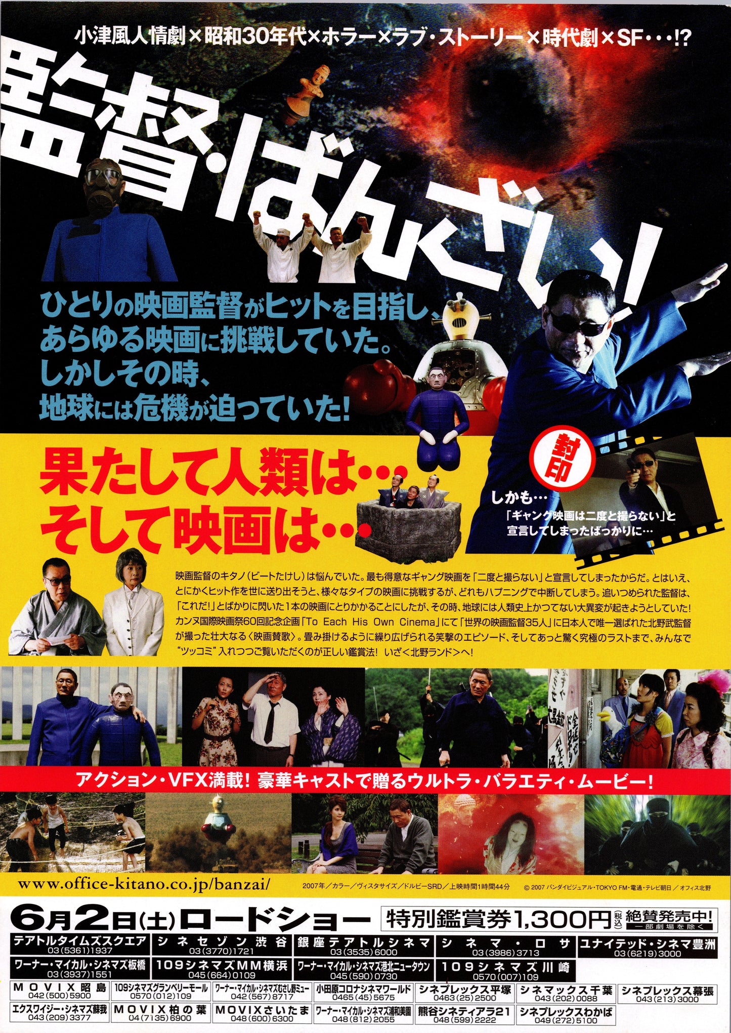Glory to the Filmmaker! (Original Japanese release, 2007, B5, 18x25cm)