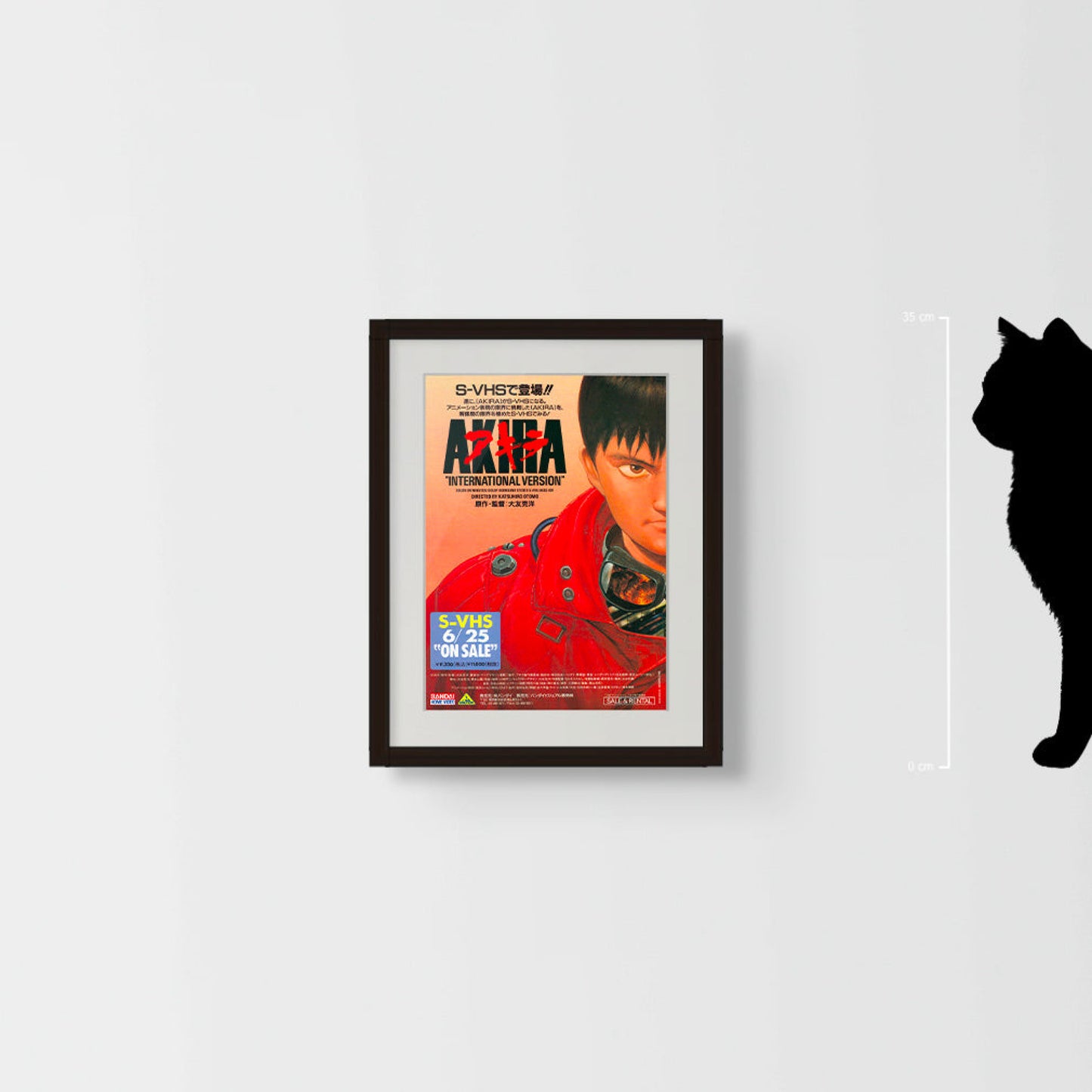 Akira (Original Japanese S-VHS release 1989 B5 18x25cm) Vintage posters