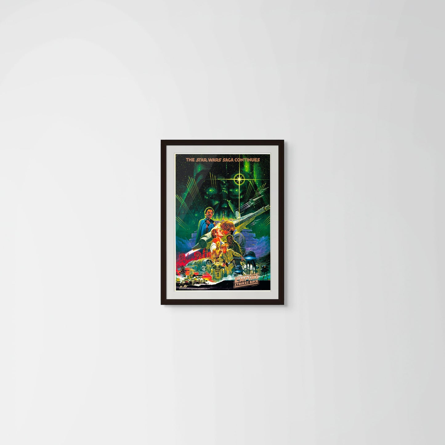 Star Wars: Episode V - The Empire Strikes Back (Rare original commercial poster, 1980, Large B2, 53x75cm)