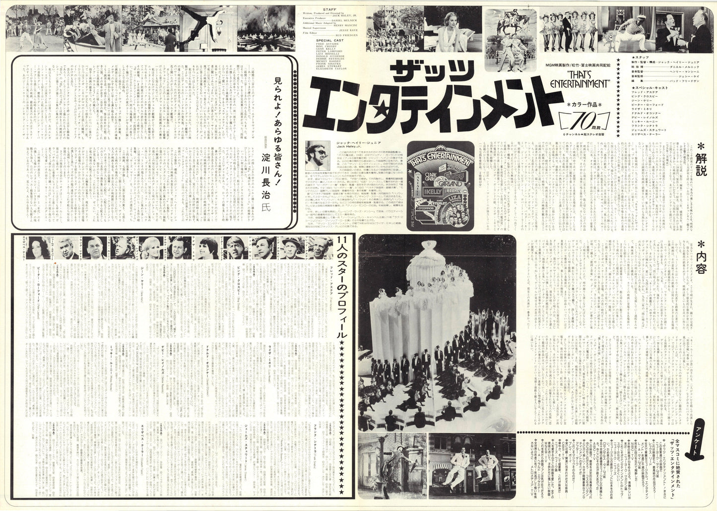 That’s Entertainment! (Original Japanese release, 1974, B3, 36x51cm)