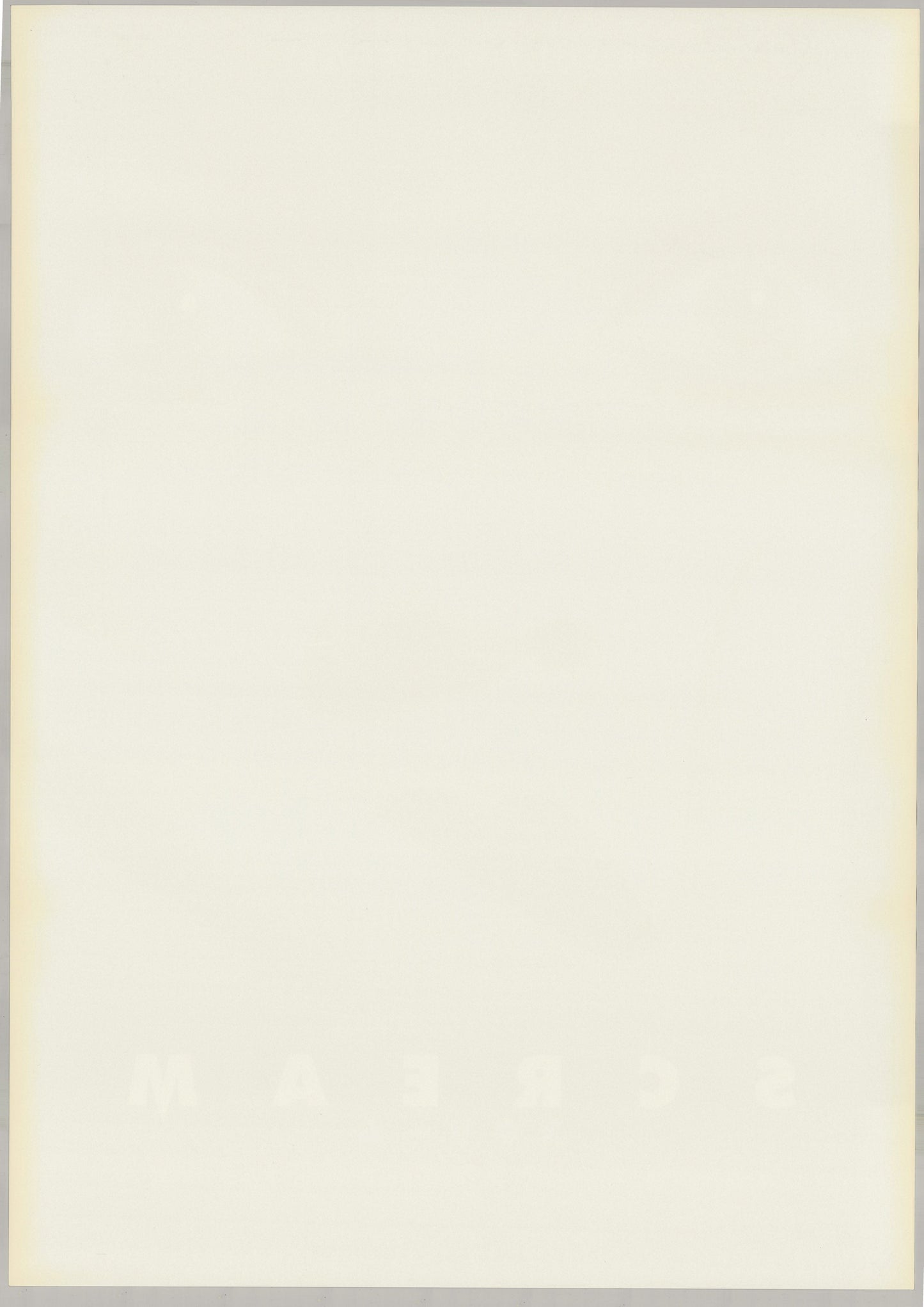 Scream (1997) Original Japanese B2 Poster