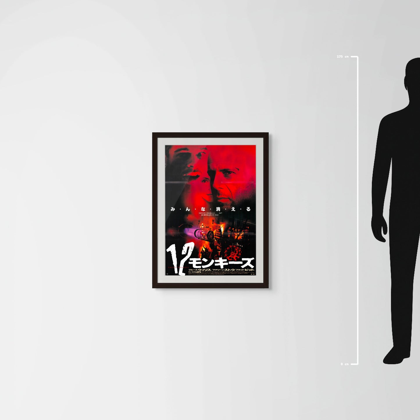 Twelve Monkeys (Original Japanese release 1996 B2 51x73cm) Vintage posters