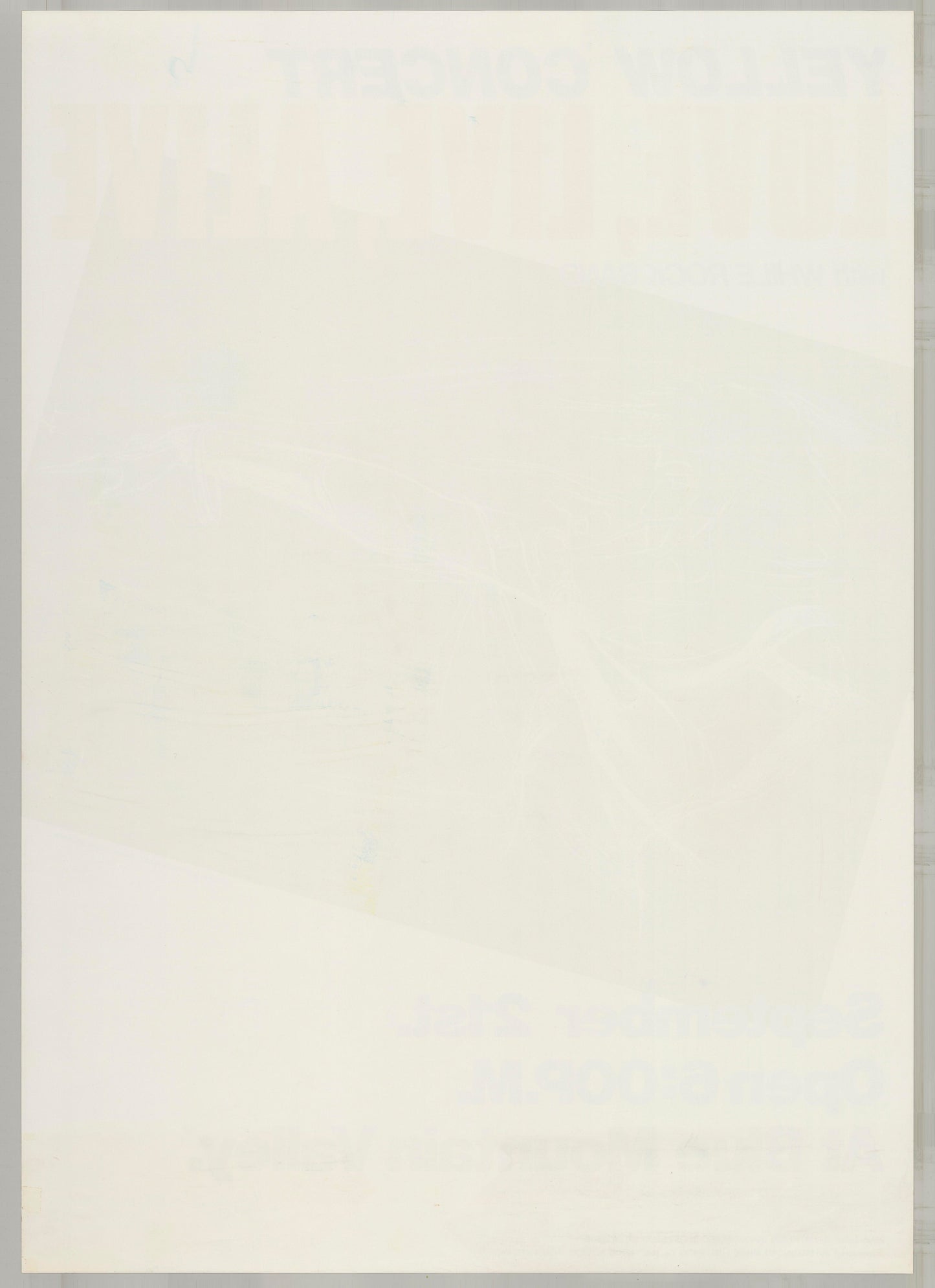 While Rock Band - Love Live Alive (Original Japanese Promotional Poster 1985 B2 51x73cm) Vintage posters