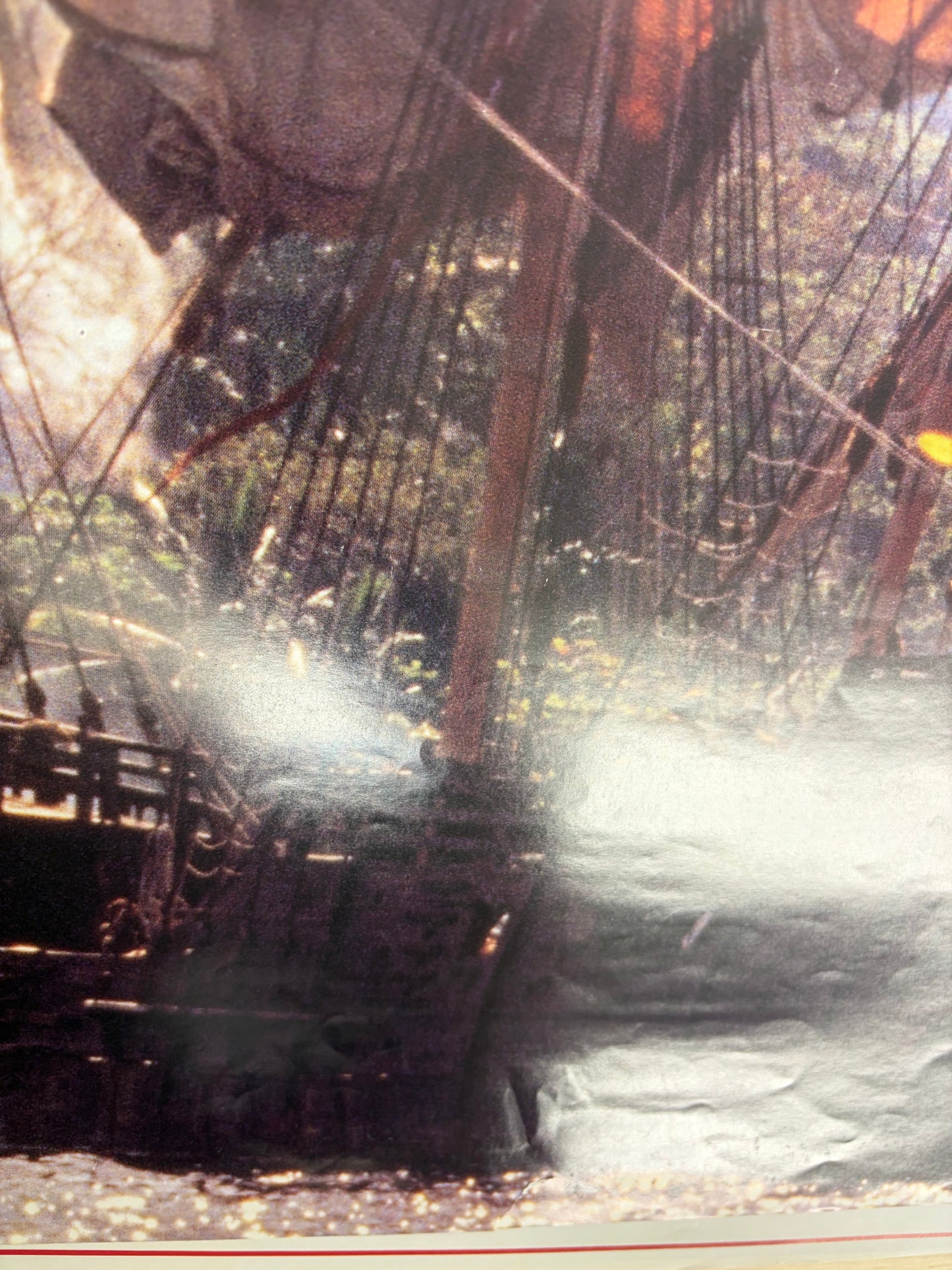 1492: Conquest of Paradise (1992) Original Japanese B2 Poster - Condition detail 8