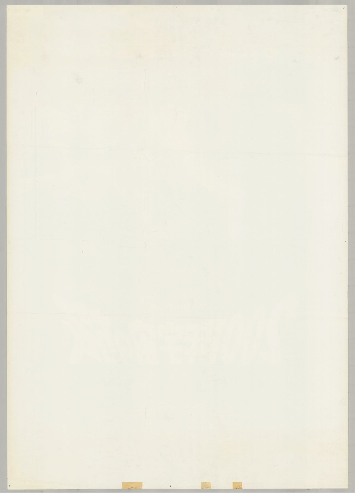2001: A Space Odyssey (1968) Original Japanese B1 Poster - Millennium Revival 2001 - Back
