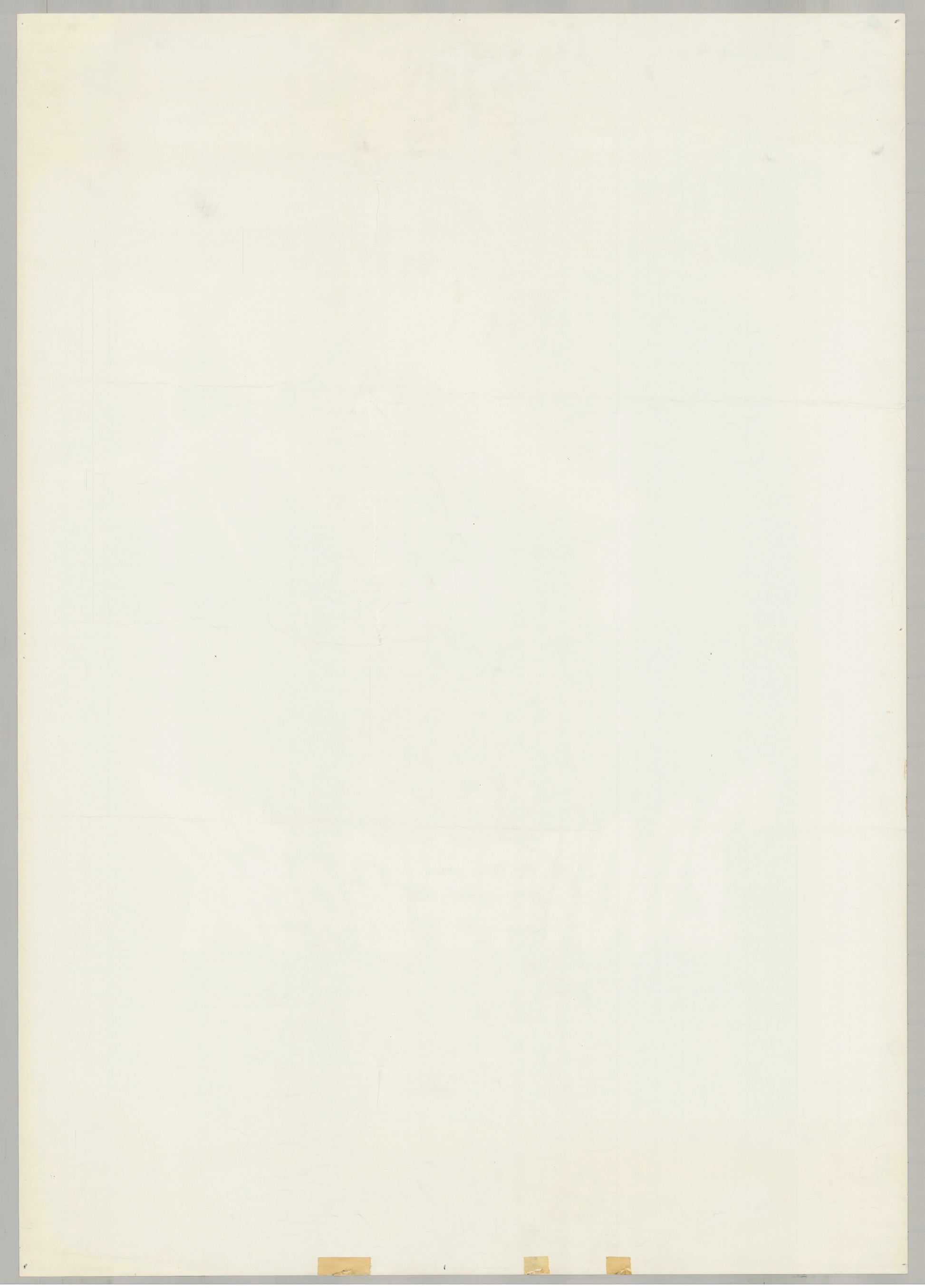 2001: A Space Odyssey (1968) Original Japanese B1 Poster - Millennium Revival 2001 - Back