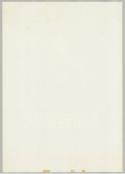2001: A Space Odyssey (1968) Original Japanese B1 Poster - Millennium Revival 2001 - Back