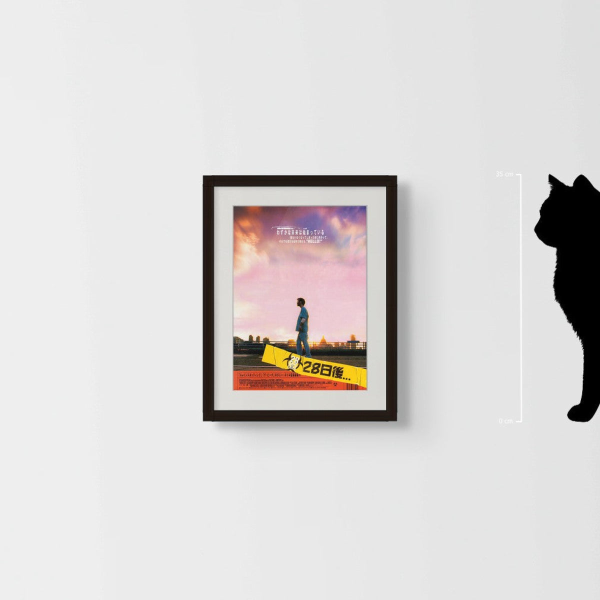 28 Days Later (2003) Original Japanese B5 Poster - Mockup