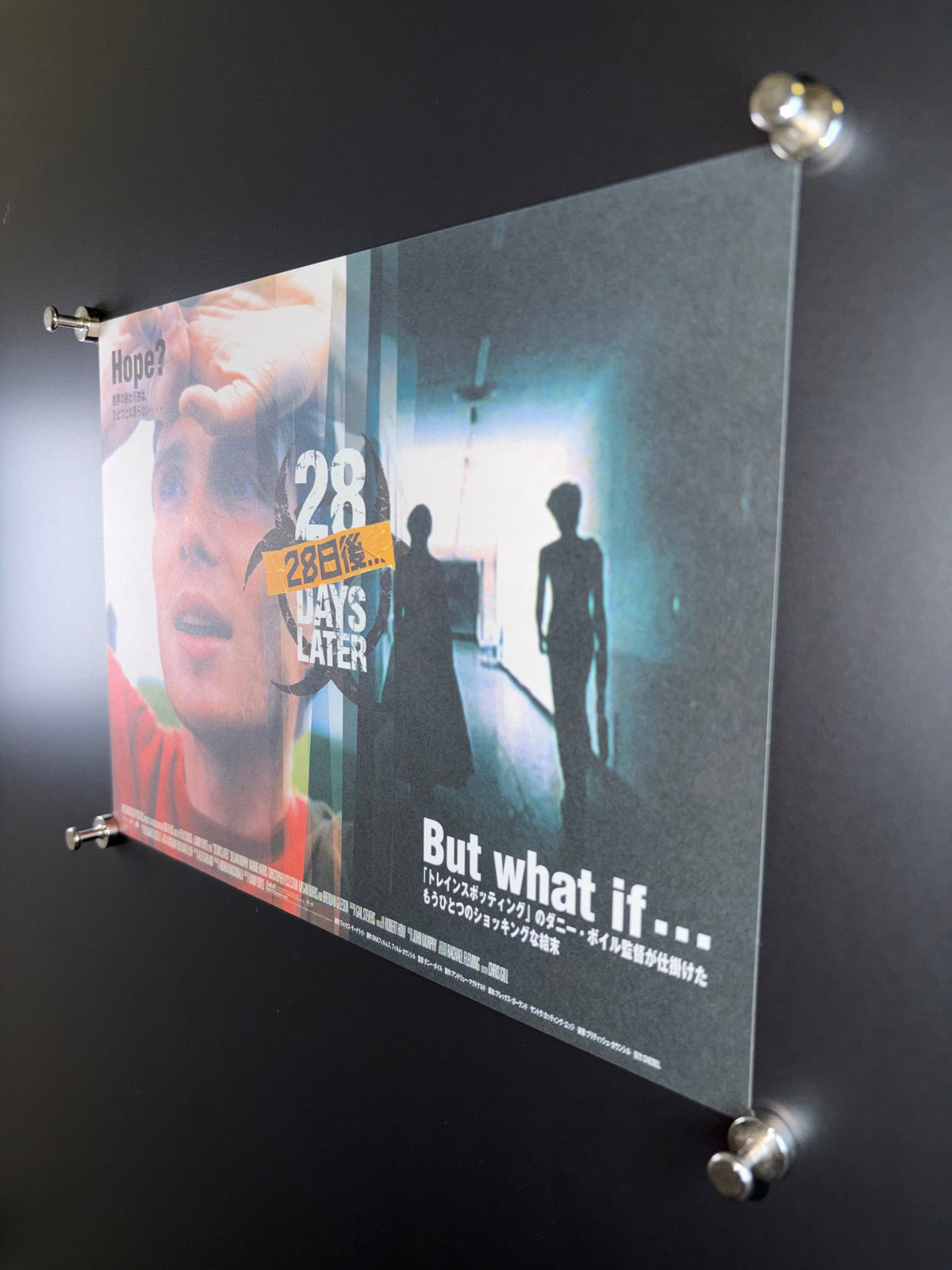 28 Days Later (2003) Original Japanese B5 Poster - Condition detail 6