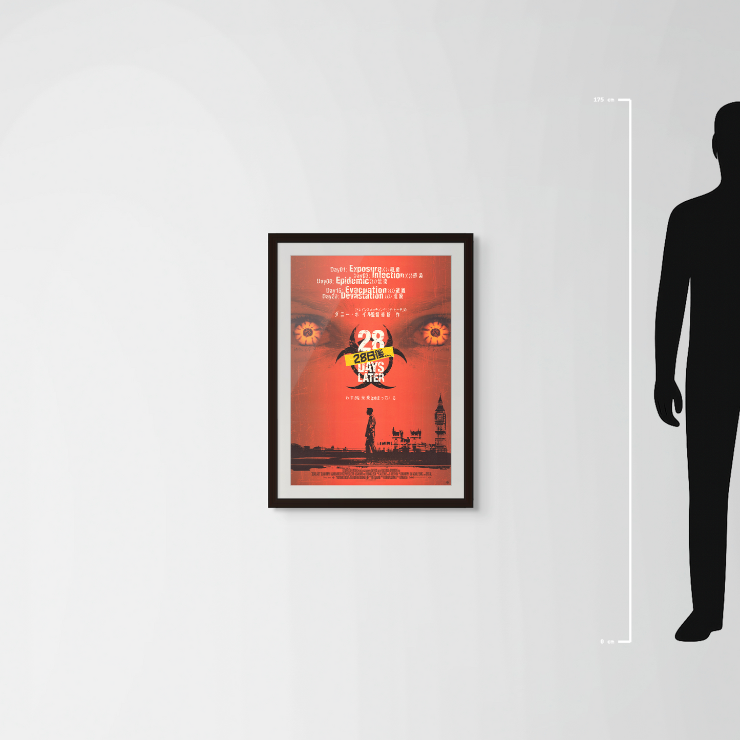 28 Days Later (Original Japanese release 2003 B2 51x73cm) Vintage posters