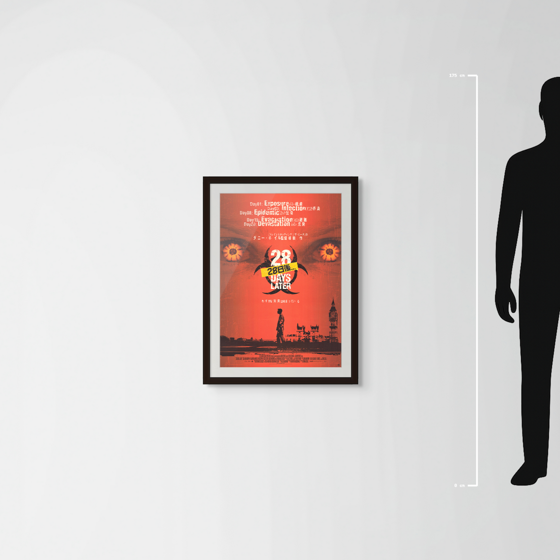 28 Days Later (Original Japanese release 2003 B2 51x73cm) Vintage posters