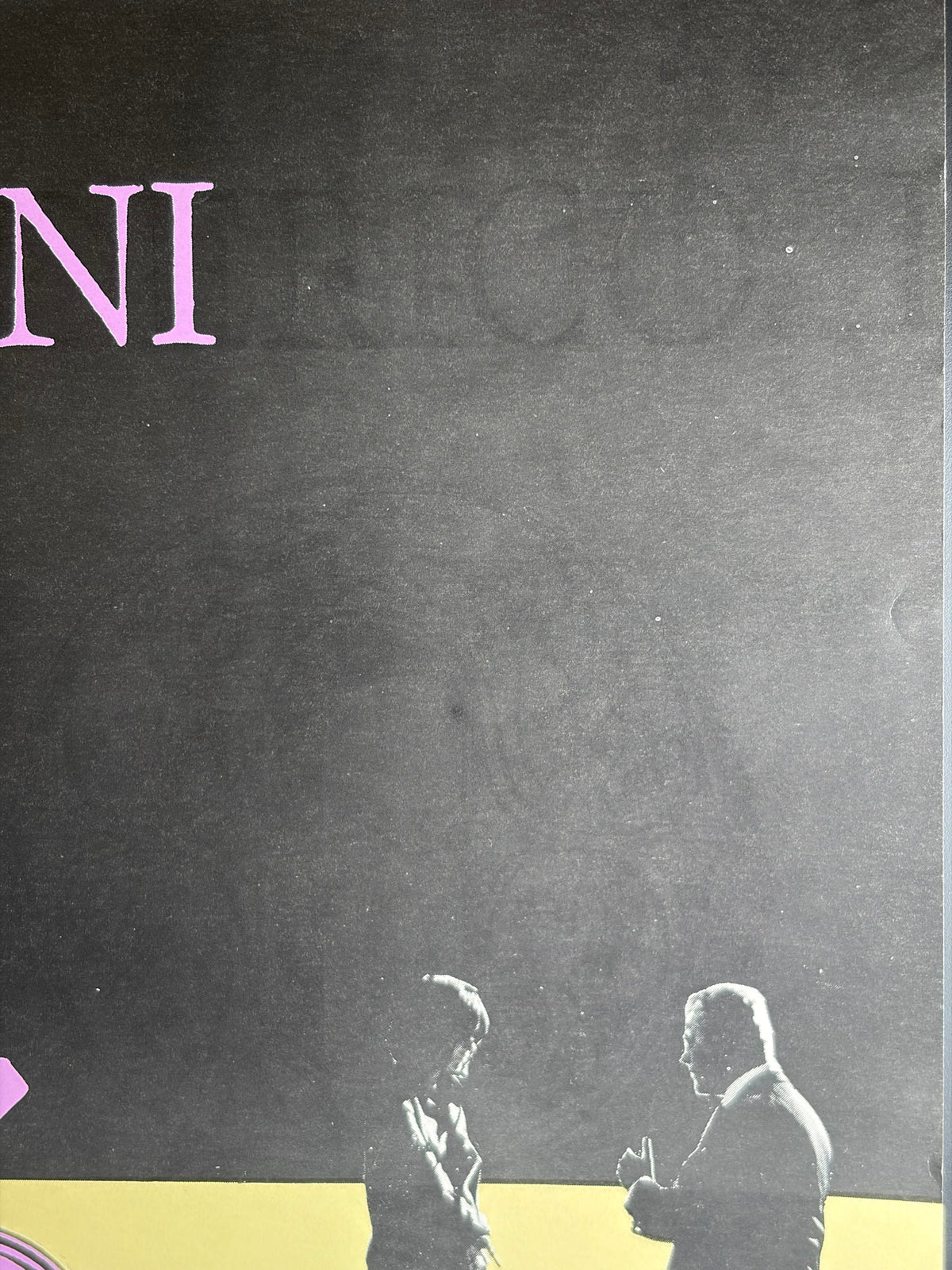 8½ (1963) Original Japanese B2 Poster - 1983 Re-release - Condition detail 2