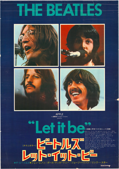 Let It Be (Original Japanese release, 1970, B2, 51x73cm)
