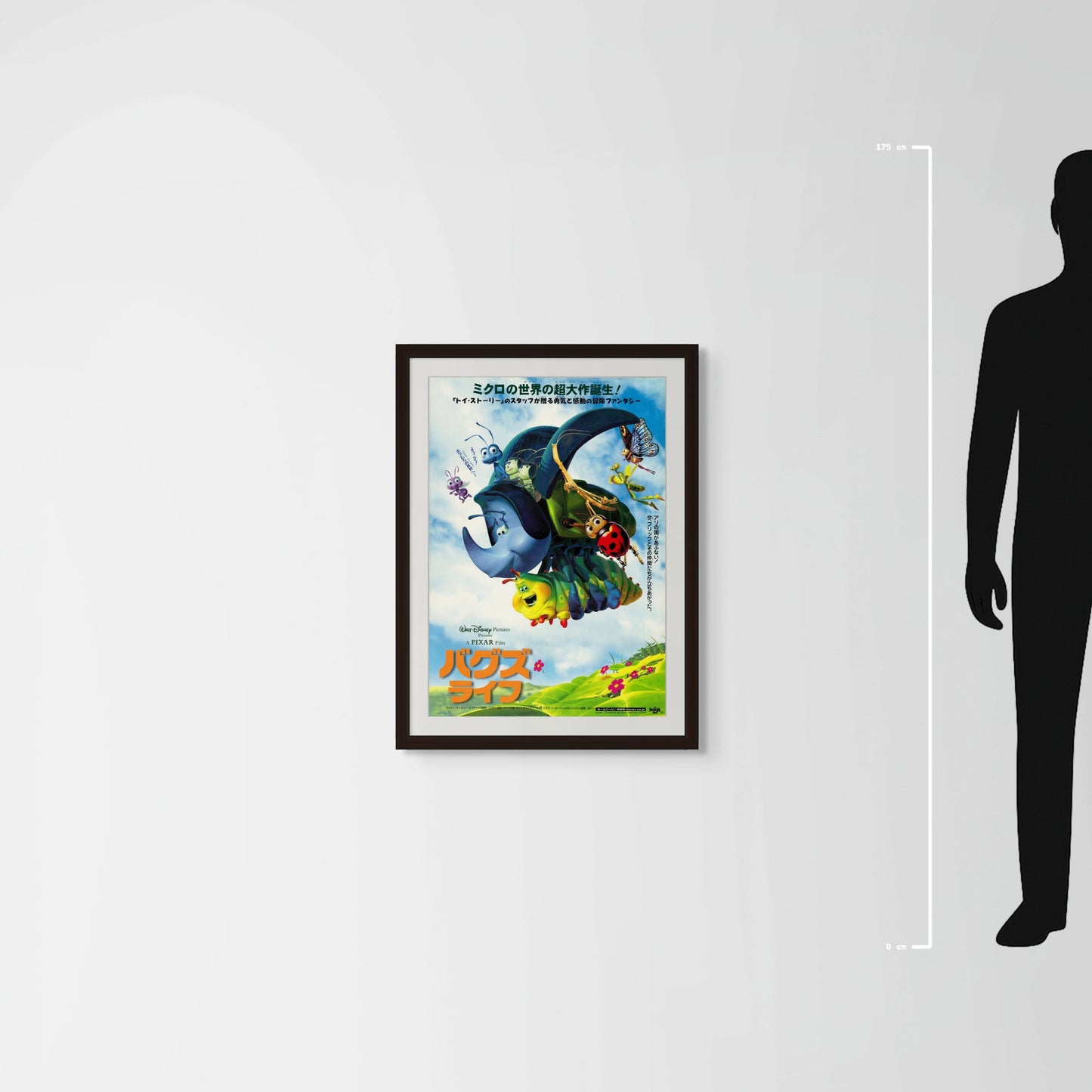 A Bug's Life (1999) Original Japanese B2 Poster - Mockup