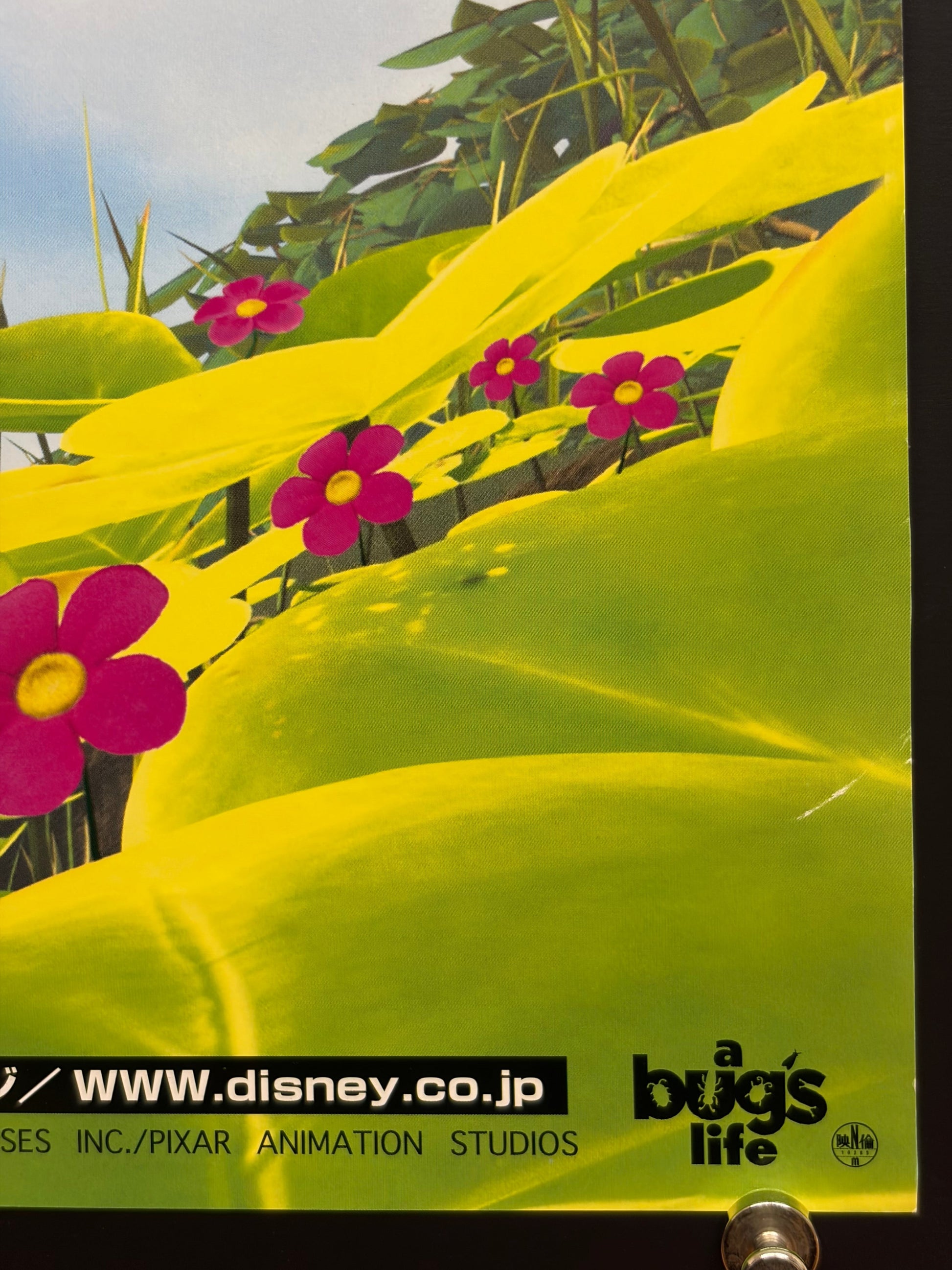 A Bug's Life (1999) Original Japanese B2 Poster - Condition detail 4