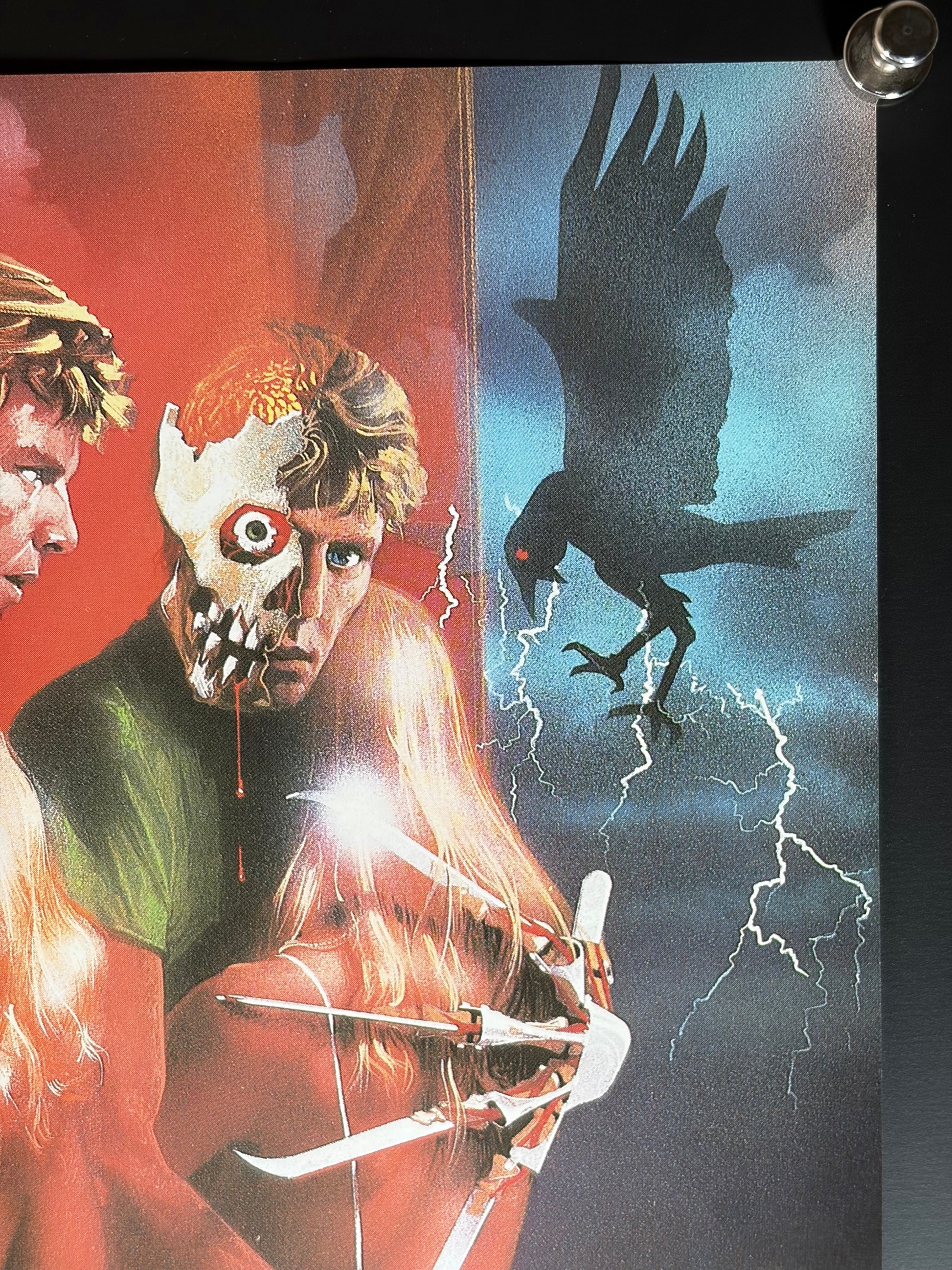 A Nightmare on Elm Street 2: Freddy's Revenge (1985) Original Japanese B3 Poster - Condition detail 1