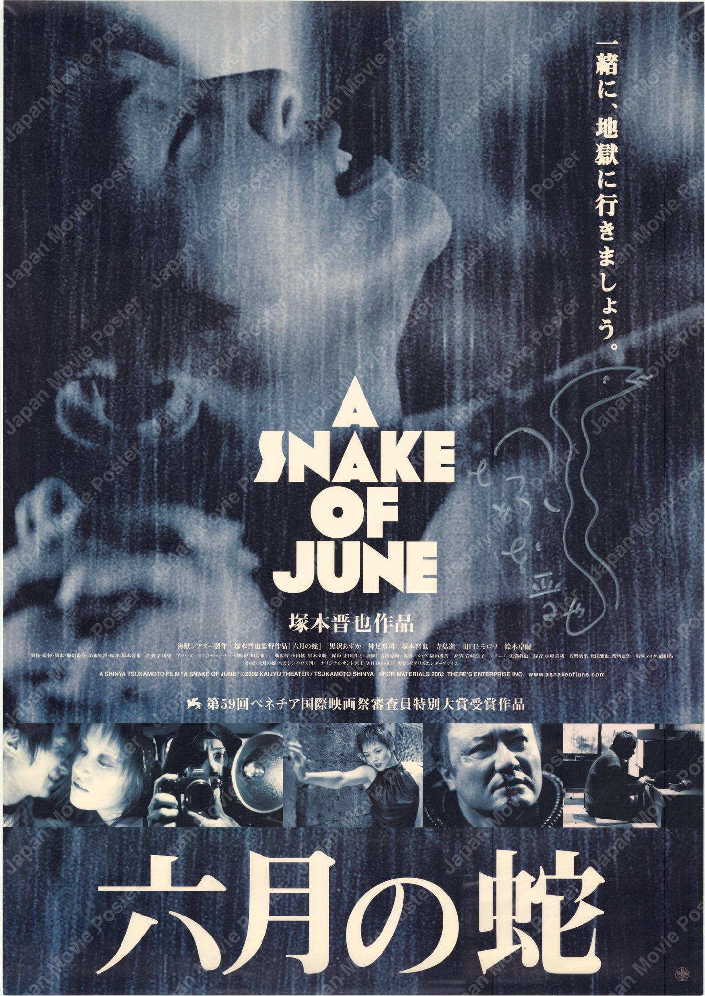 A Snake of June (2002) Original Japanese Poster B2 Vintage posters