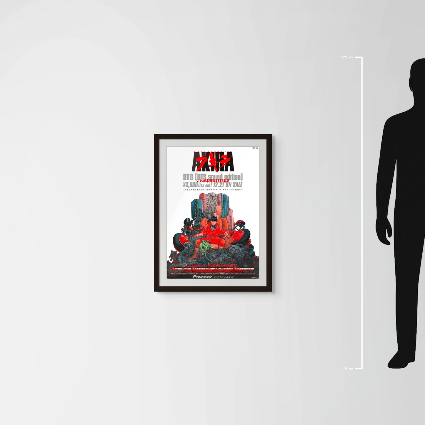 Akira (Original Japanese DVD/DTS sound edition 2001 B2 51x73cm) Vintage posters