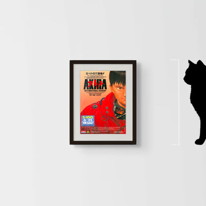 Akira (Original Japanese S-VHS release 1989 B5 18x25cm) Vintage posters