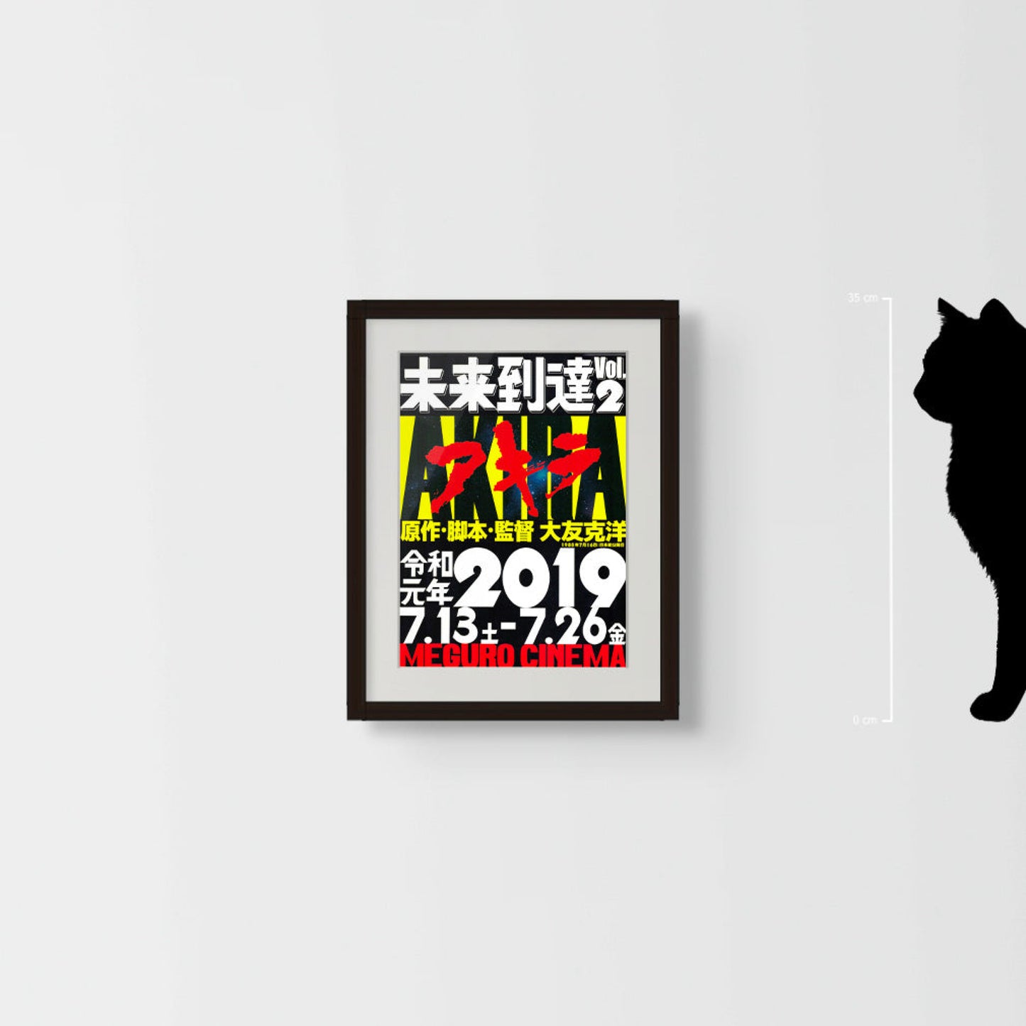 Akira / Roujin Z / Neo Tokyo (Original Meguro Cinema revival 2019 B5 18x25cm) Vintage posters