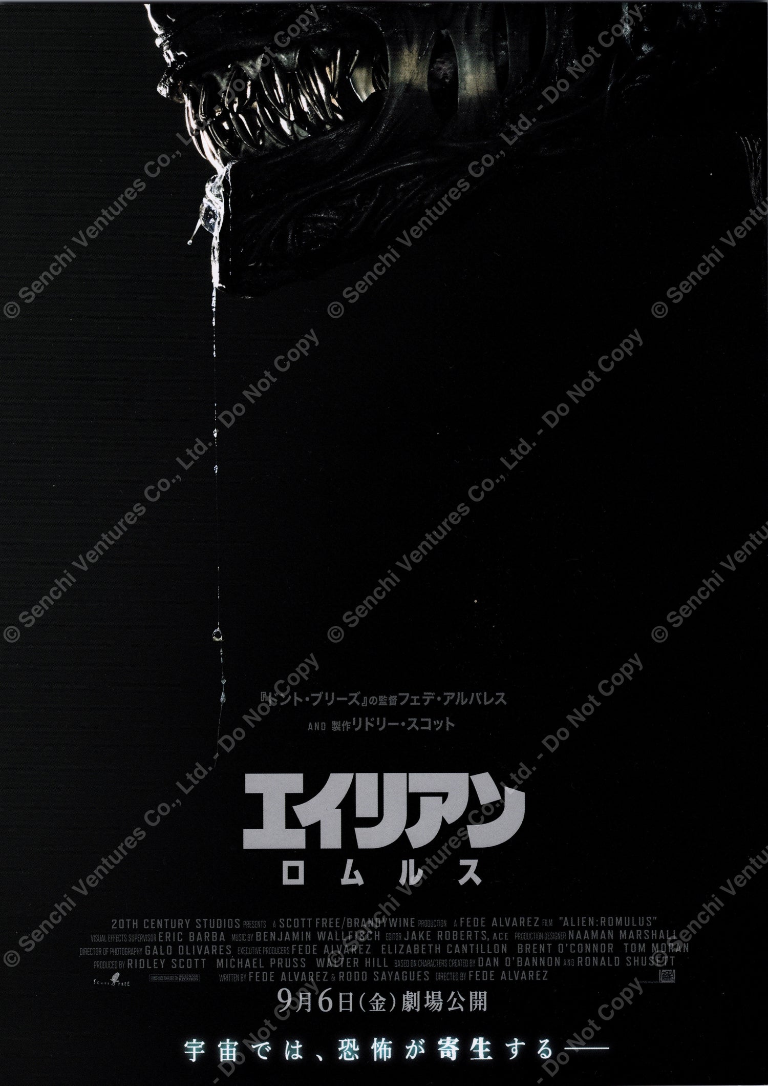 Alien Romulus (Original Japanese release 2024 B5 18x25cm) Vintage posters