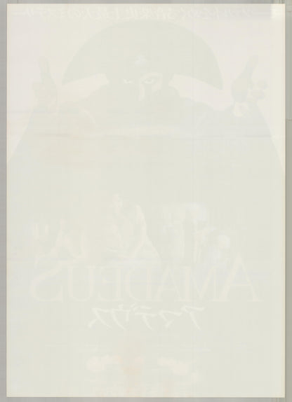 Amadeus (1984) Original Japanese B2 Poster - Back