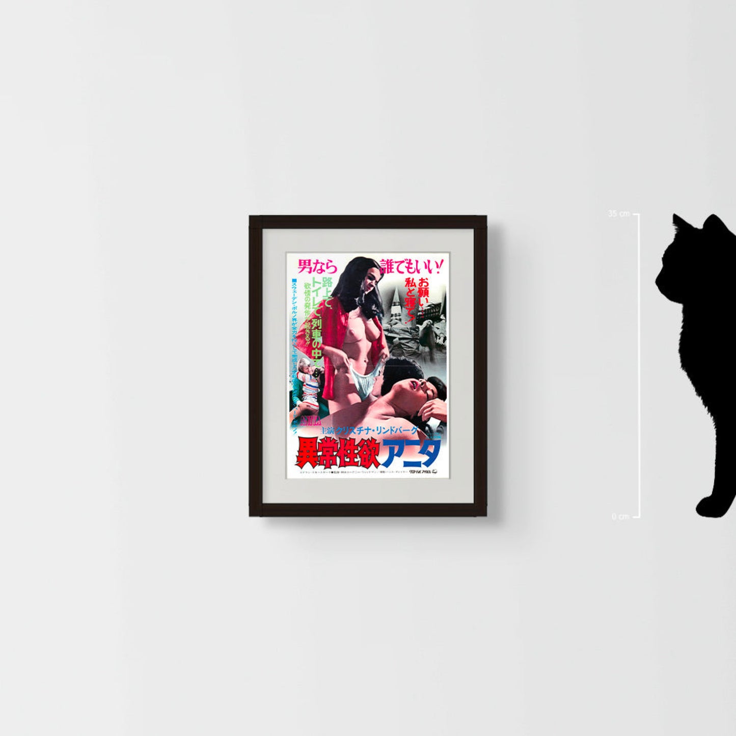 Anita Swedish Nymphet (Original Japanese release 1976 B5 18x25cm) Vintage posters