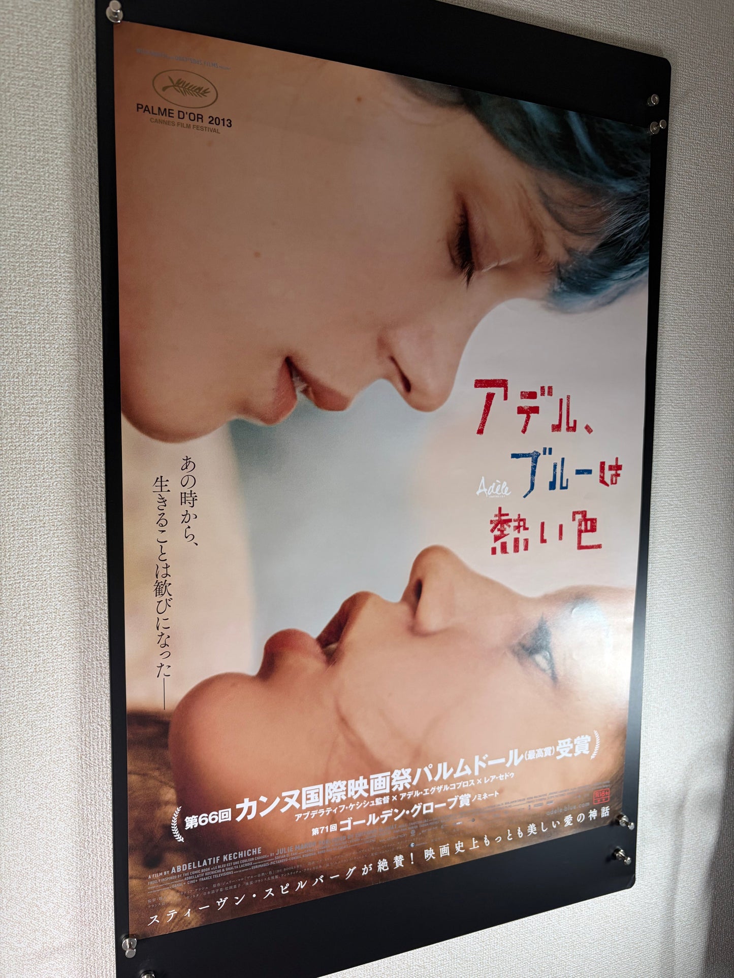 Blue Is the Warmest Colour (2014) Original Japanese B2 Poster - Condition detail 6