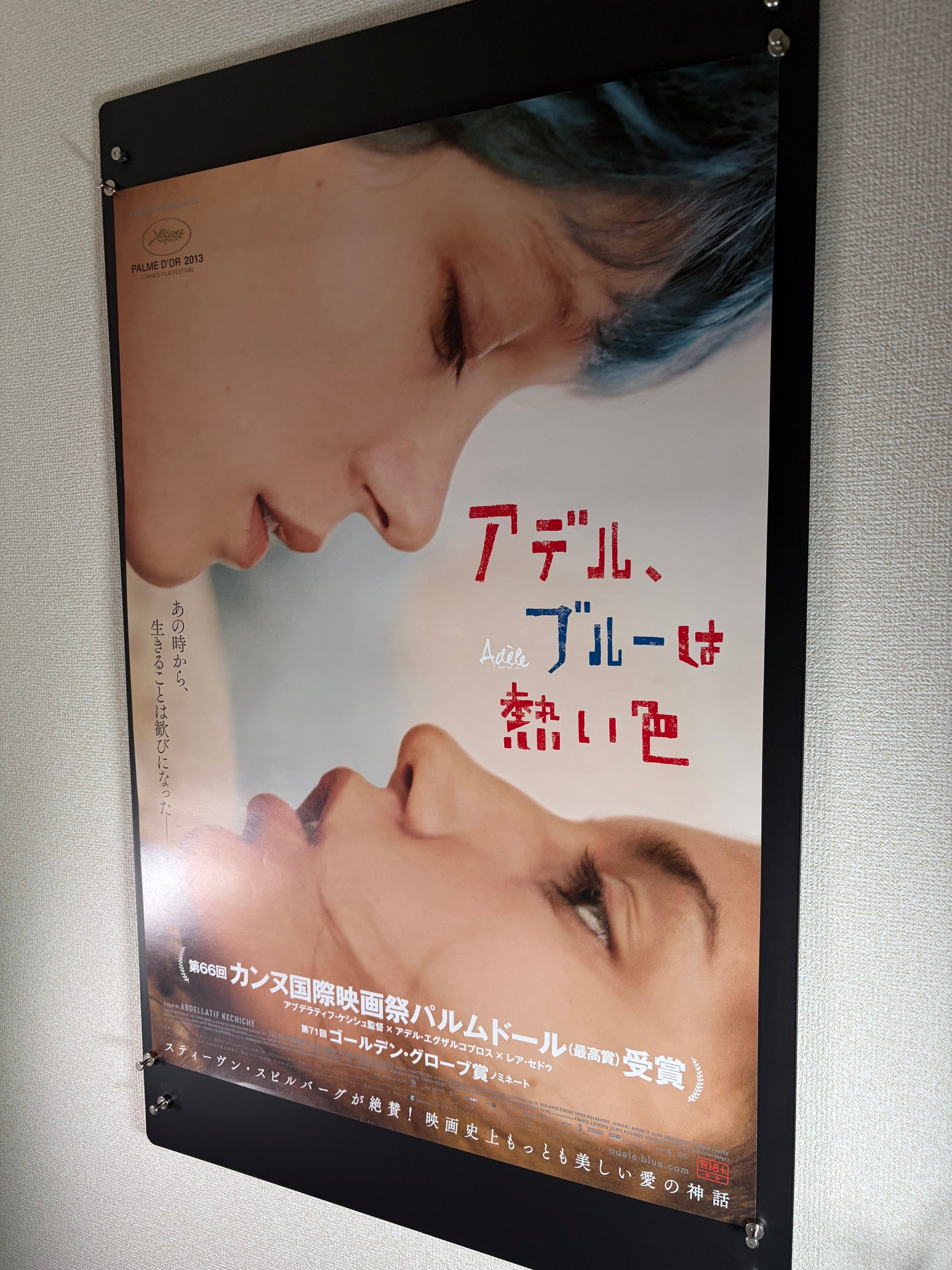 Blue Is the Warmest Colour (2014) Original Japanese B2 Poster - Condition detail 5