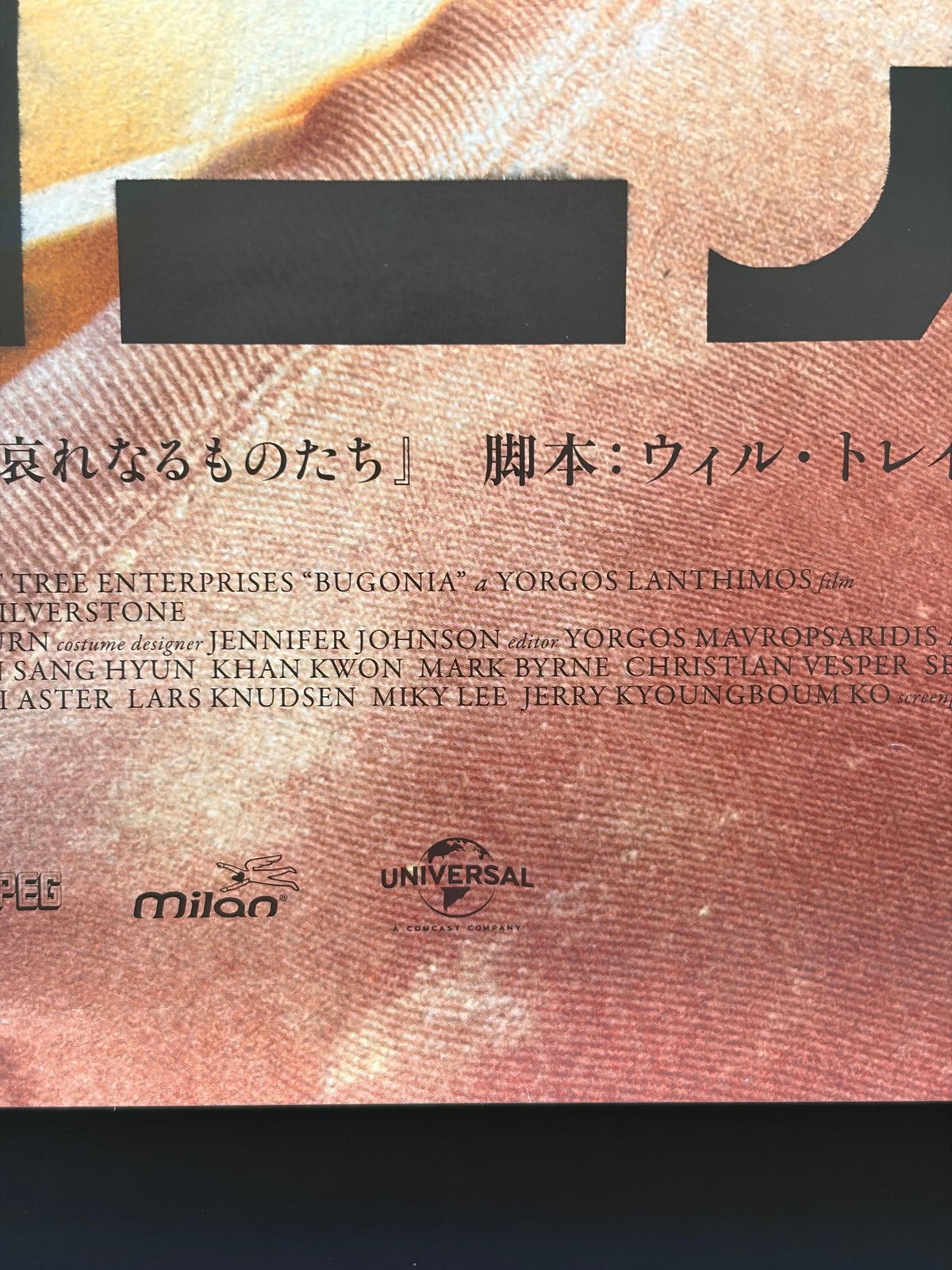 Bugonia (2025) Original Japanese B2 Poster - Condition detail 4