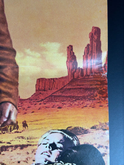 Cheyenne Autumn (1964) Original Japanese B2 Poster - Condition detail 3