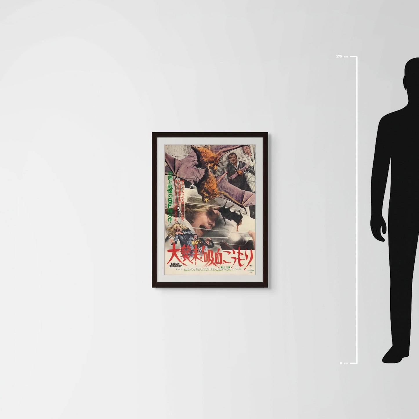 Chosen Survivors (1974) Original Japanese B2 Poster - Mockup
