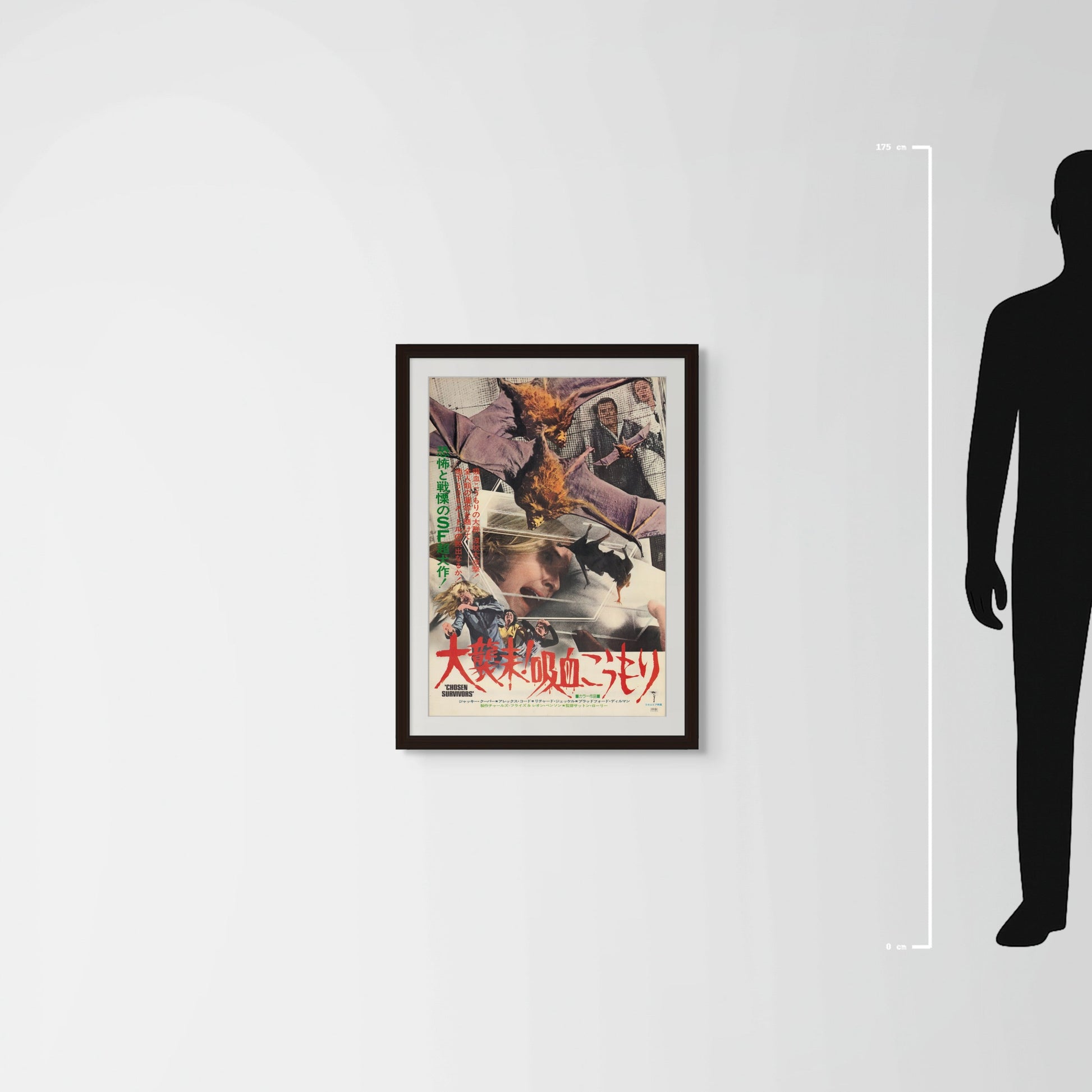 Chosen Survivors (1974) Original Japanese B2 Poster - Mockup