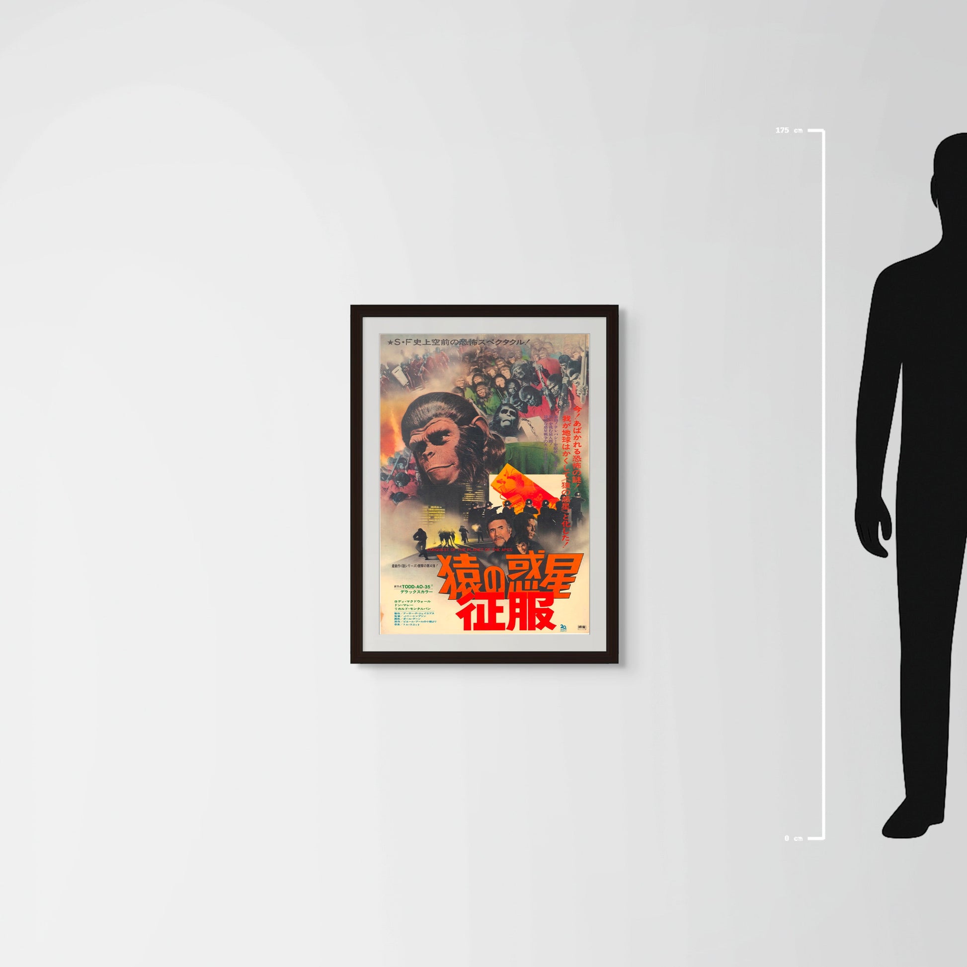 Conquest of the Planet of the Apes (Original Japanese release 1972 B2 51x73cm) Vintage posters