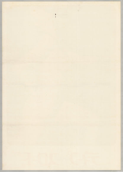 Deep Throat (1972) Original Japanese B2 Poster - Style B - Back