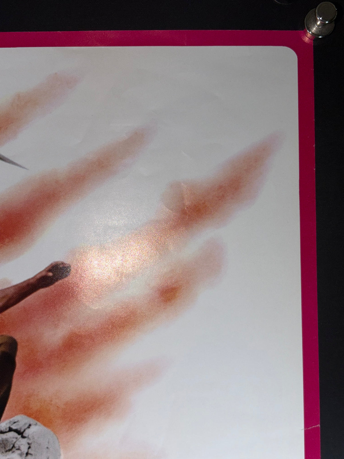 Doc Savage: The Man of Bronze (1975) Original Japanese B2 Poster - Triple Bill - Condition detail 1