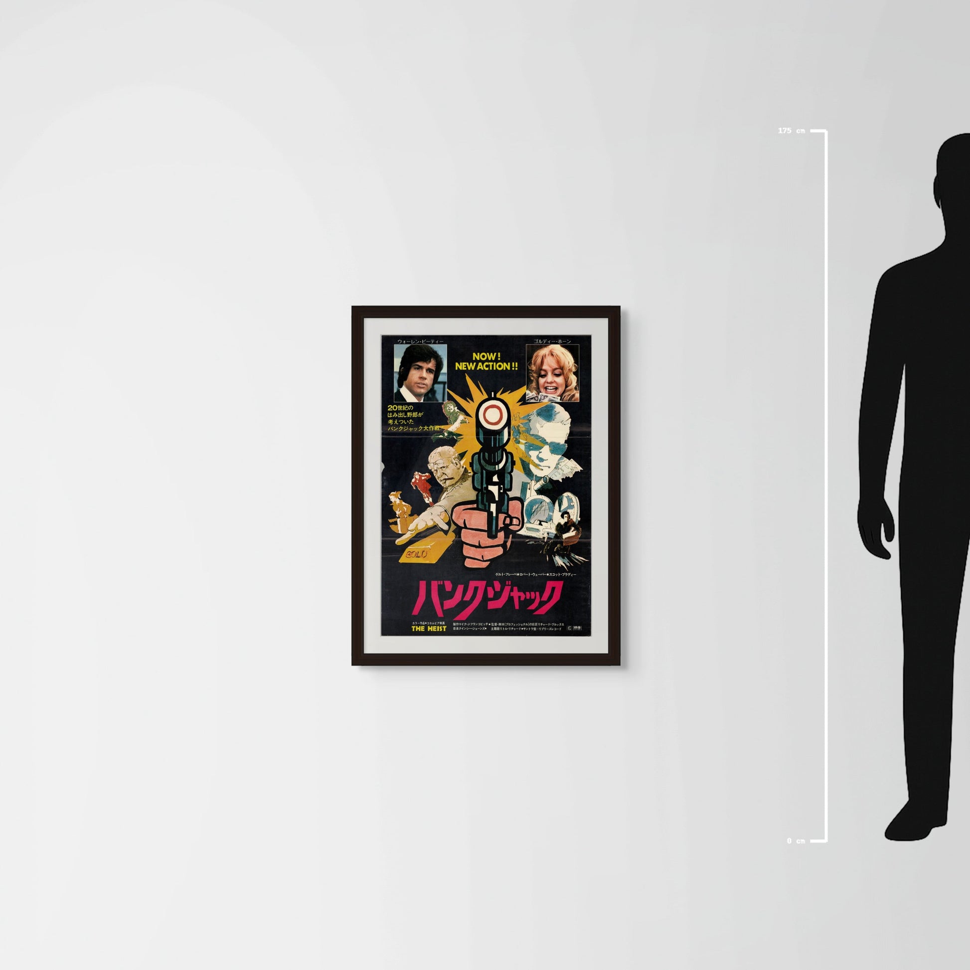 Dollars (1972) Original Japanese B2 Poster - Mockup