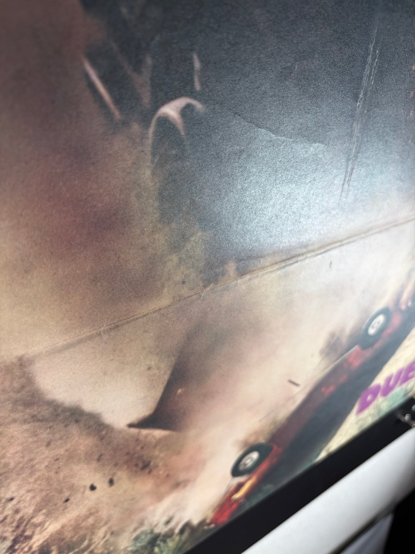 Duel (1973) Original Japanese B2 Poster - Condition detail 10
