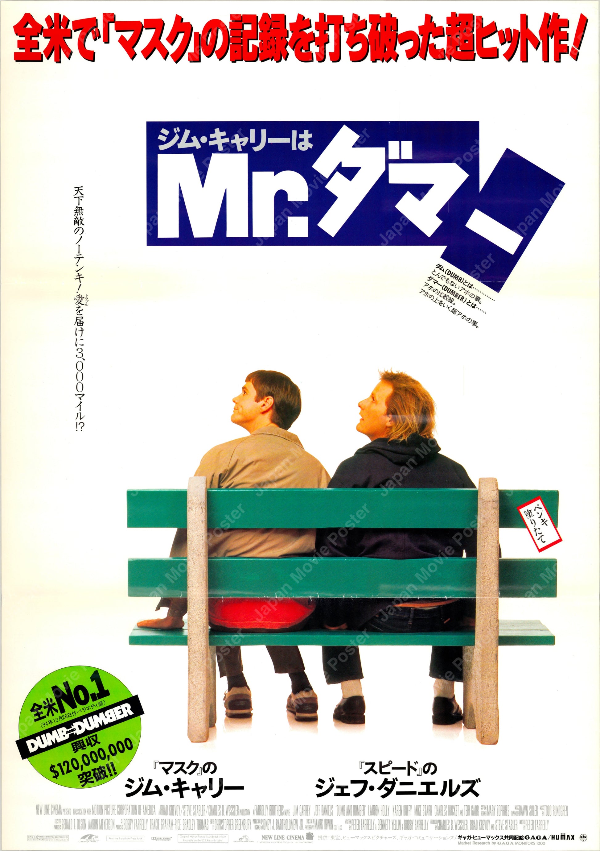 Dumb and Dumber (Original Japanese release 1995 B2 51x73cm) Vintage posters