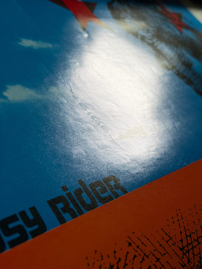 Easy Rider (1969) Original Japanese B2 Poster - Condition detail 2