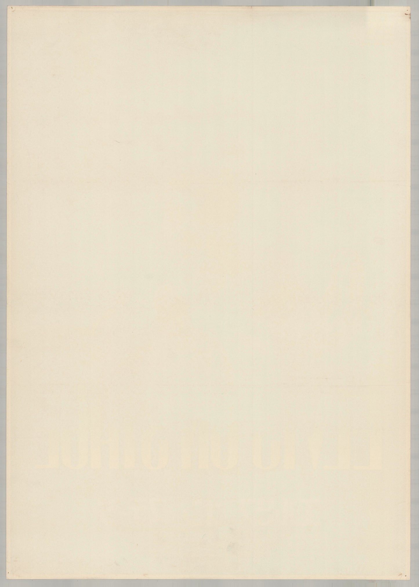 Elvis: That's the Way It Is (1970) Original Japanese B2 Poster - Back