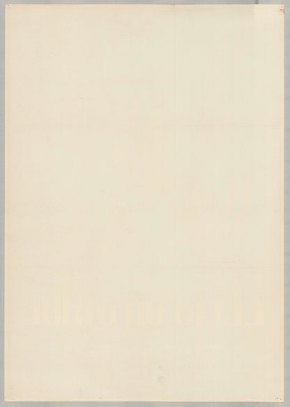 Elvis: That's the Way It Is (1970) Original Japanese B2 Poster - Back