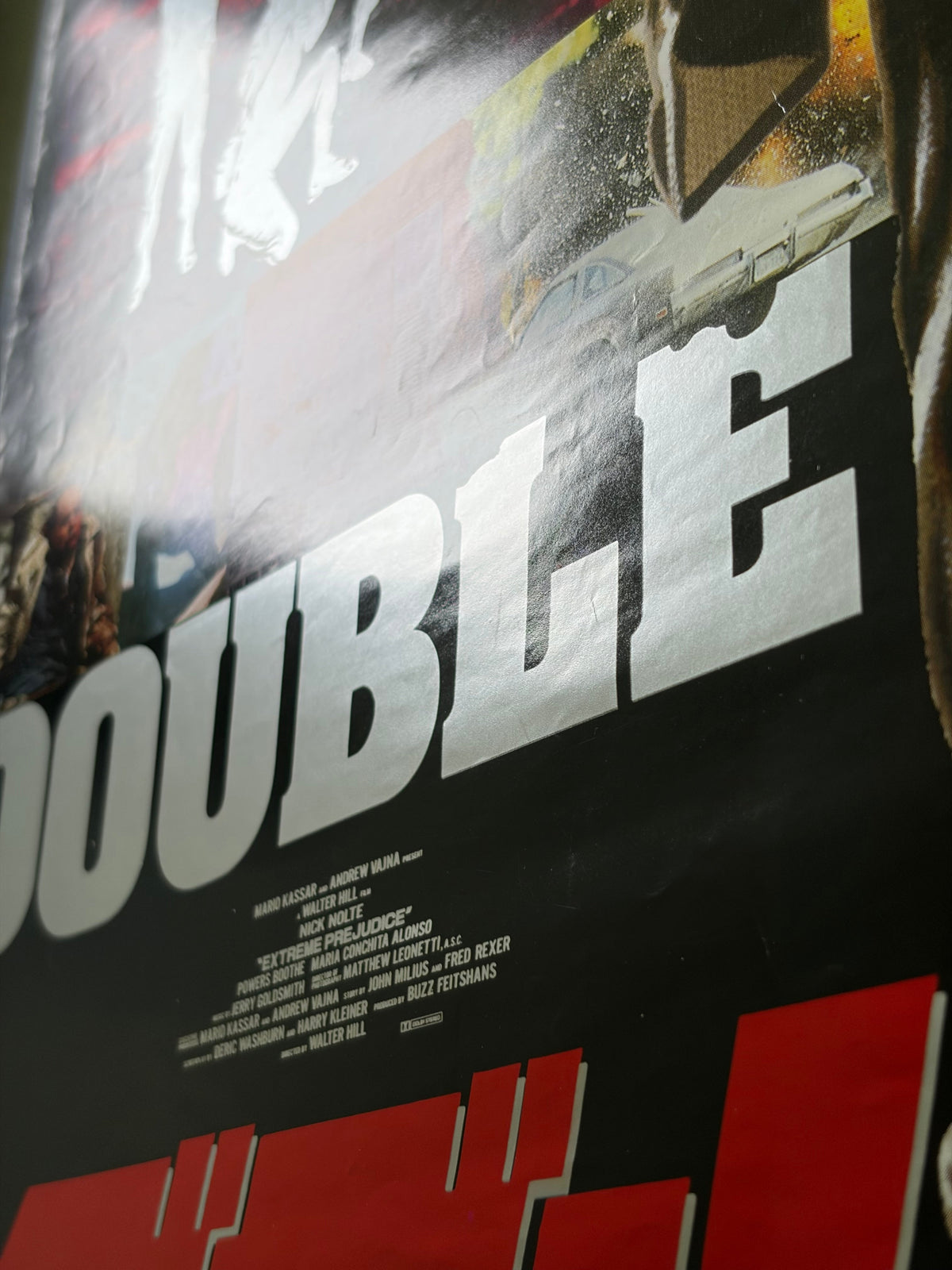Extreme Prejudice (1987) Original Japanese B2 Poster - Condition detail 9