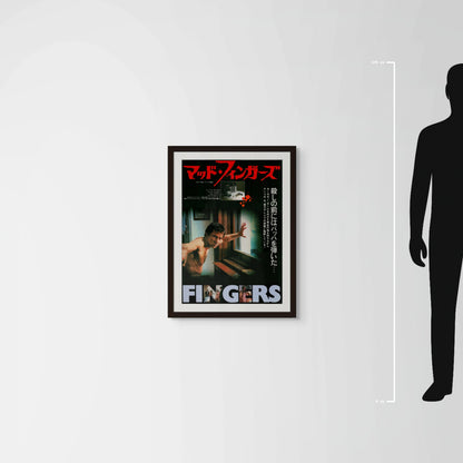 Fingers (1978) Original Japanese B2 Poster - Mockup