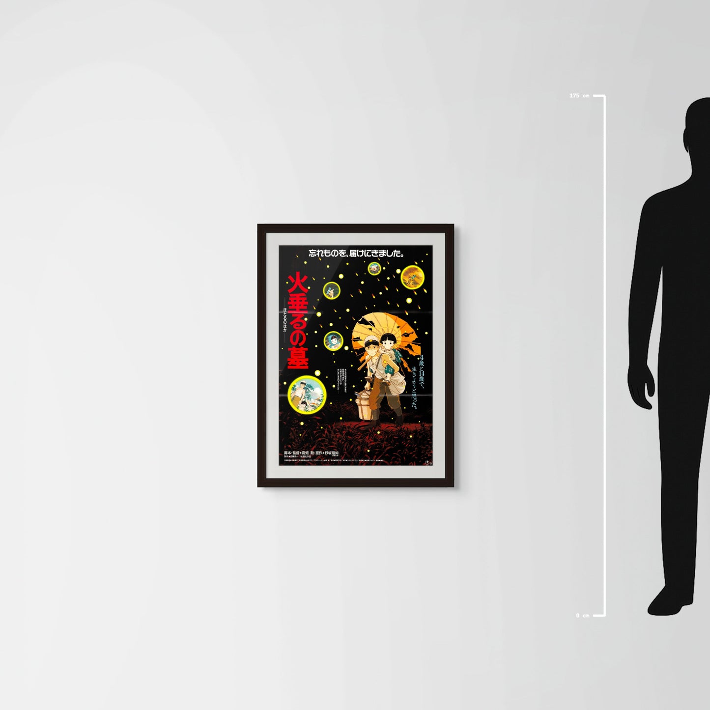 Grave of the Fireflies (Original Japanese release 1988 B2 51x73cm) Vintage posters