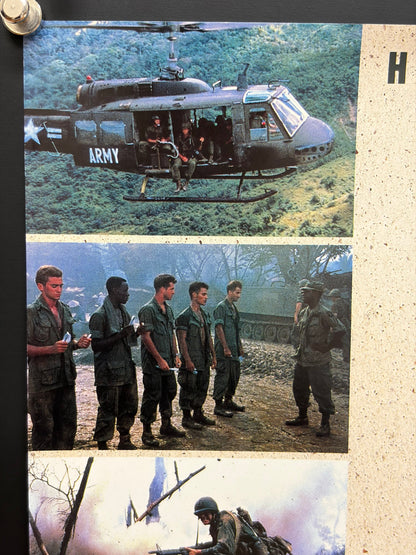 Hamburger Hill (1987) Original Japanese B2 Poster - Condition detail 1