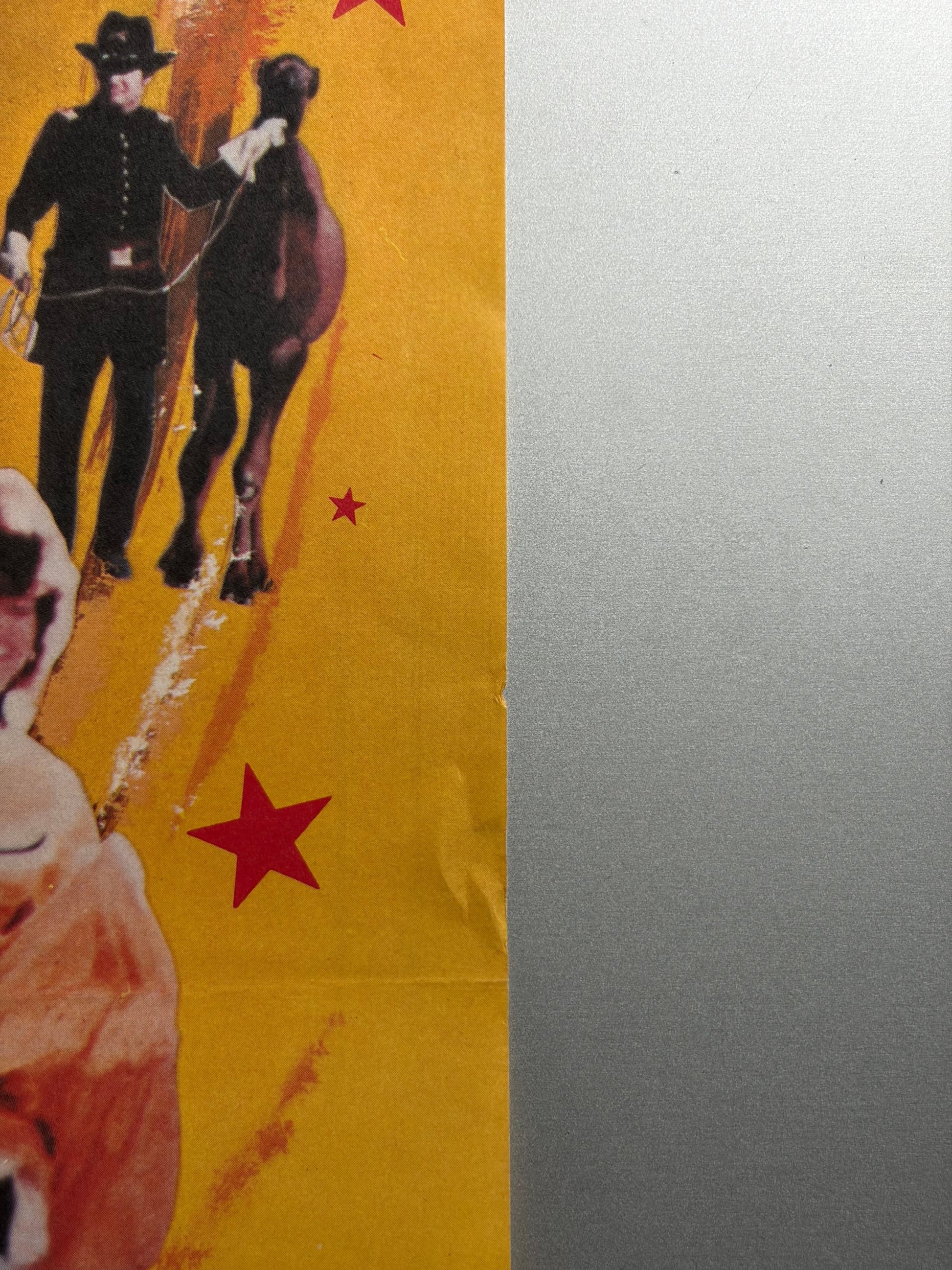 Hawmps! (1977) Original Japanese B2 Poster - Condition detail 2