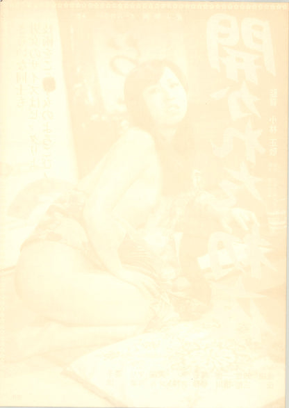 Hirakareta Shoya (Original Japanese release 1975 B2 51x73cm) Vintage posters