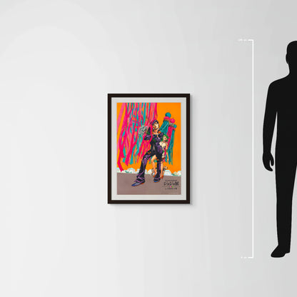 JoJo (Hirohiko Araki art exhibition 2012 B2 51x73cm) Vintage posters